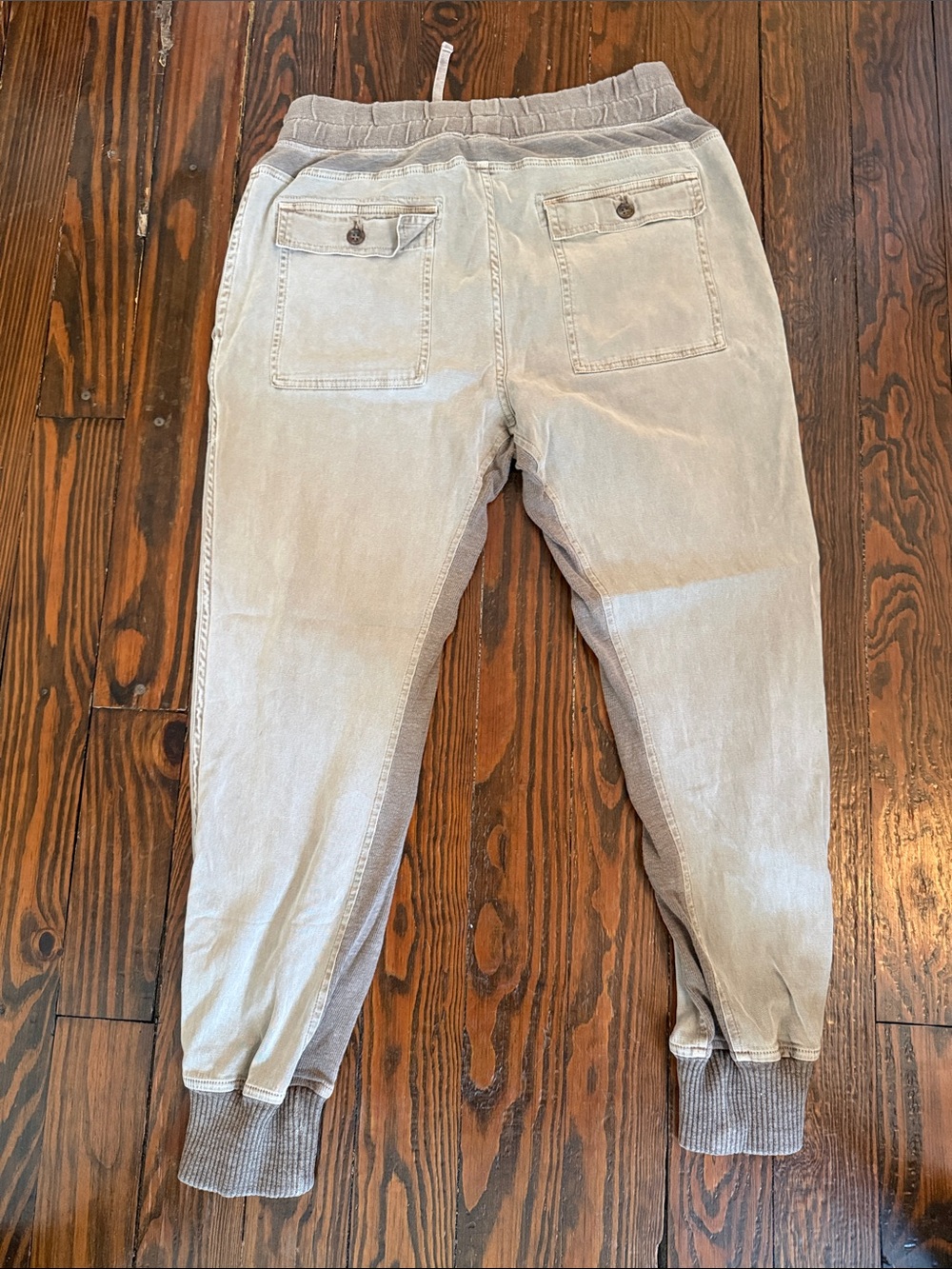 James Perse Light Grey Drawstring Jogger Pants - Picture 3 of 3